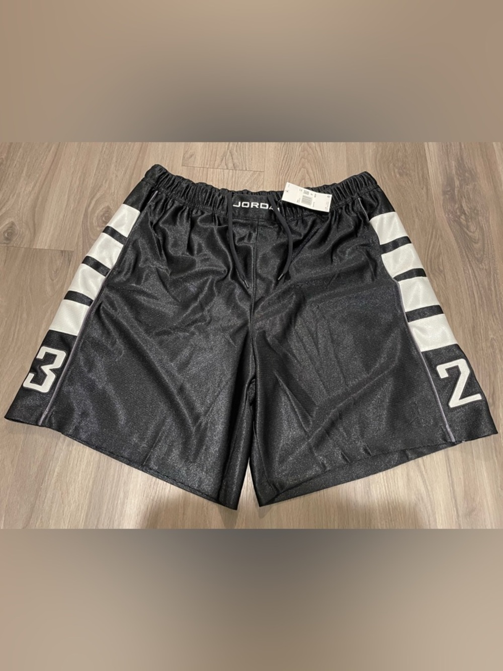 Brand New Jordan Brand “Brooklyn Cat” shorts — black — Size 2XL